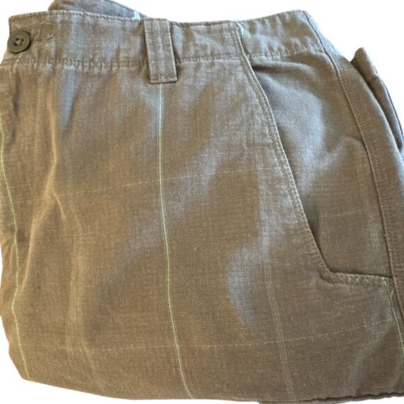 The North Face Ranier Surplus Flat Front Cotton Gray Cargo Shorts Men’s Size 38 - Picture 3 of 10